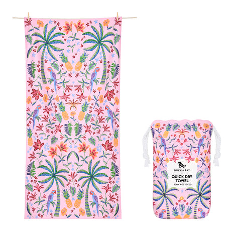 Dock & Bay Quick Dry Towel - Pink Paradise