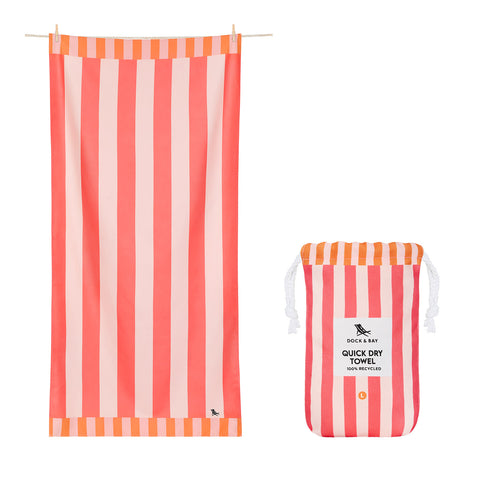 Dock & Bay Quick Dry Towel - Raspberry Road