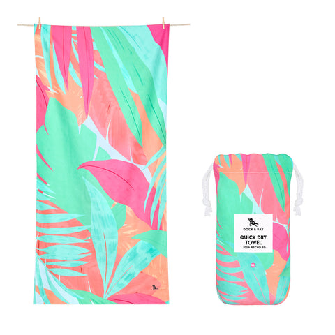 Dock & Bay Quick Dry Towels - Hot Tropics