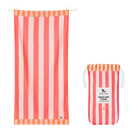 Dock & Bay Quick Dry Towel - Raspberry Road