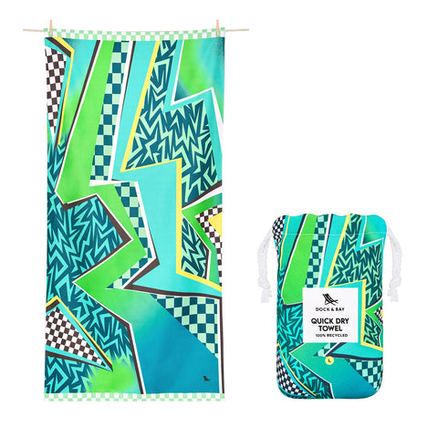 Dock & Bay Kids Beach Towel - Tide Skater