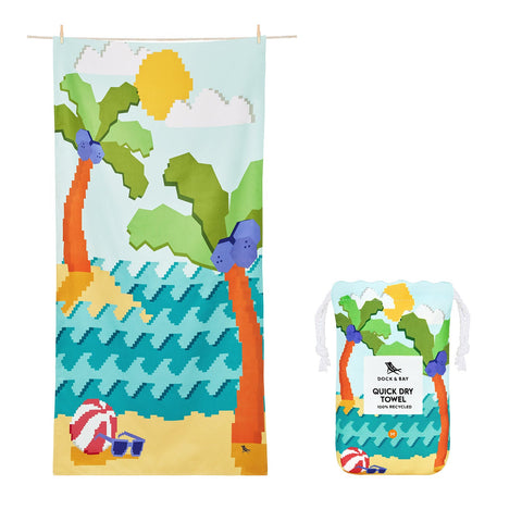 Dock & Bay Kids Beach Towel - Build-A-Beach - GRS Certified - Outlet