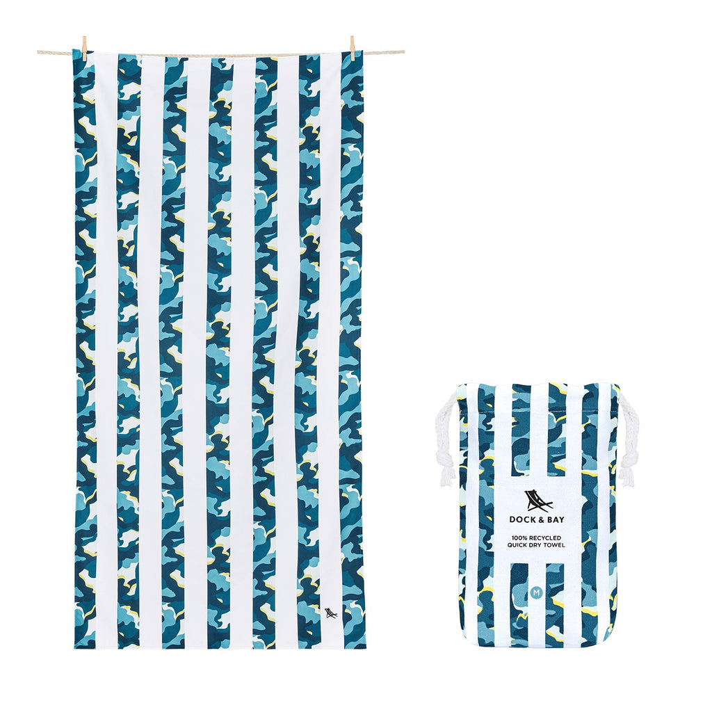 Dock & Bay Kids Beach Towel - Cool Camo
