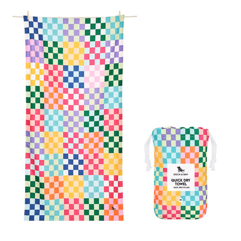 Dock & Bay Kids Beach Towels - Check Me Out