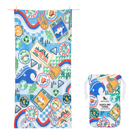 Dock & Bay Kids Beach Towels - Into the Wild