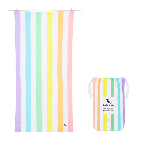 Dock & Bay Kids Beach Towels - Unicorn Waves - GRS Certified