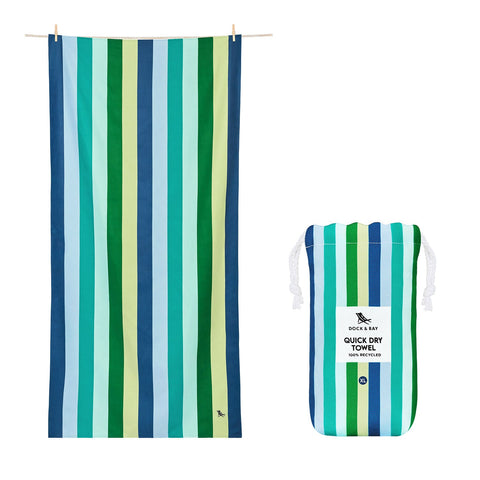 Dock & Bay Quick Dry Towels - Cool Lagoon - GRS Certified