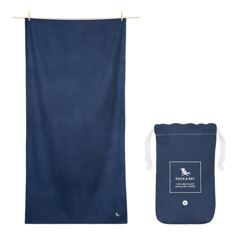 Dock & Bay Quick Dry Towels - Deep Sea Navy